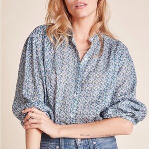 Trovata Birds of Paradise Lilly Shirt Alpine Meadow